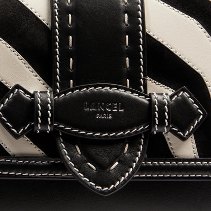 SIENNA - Noir/Blanc - Sac Rabat S