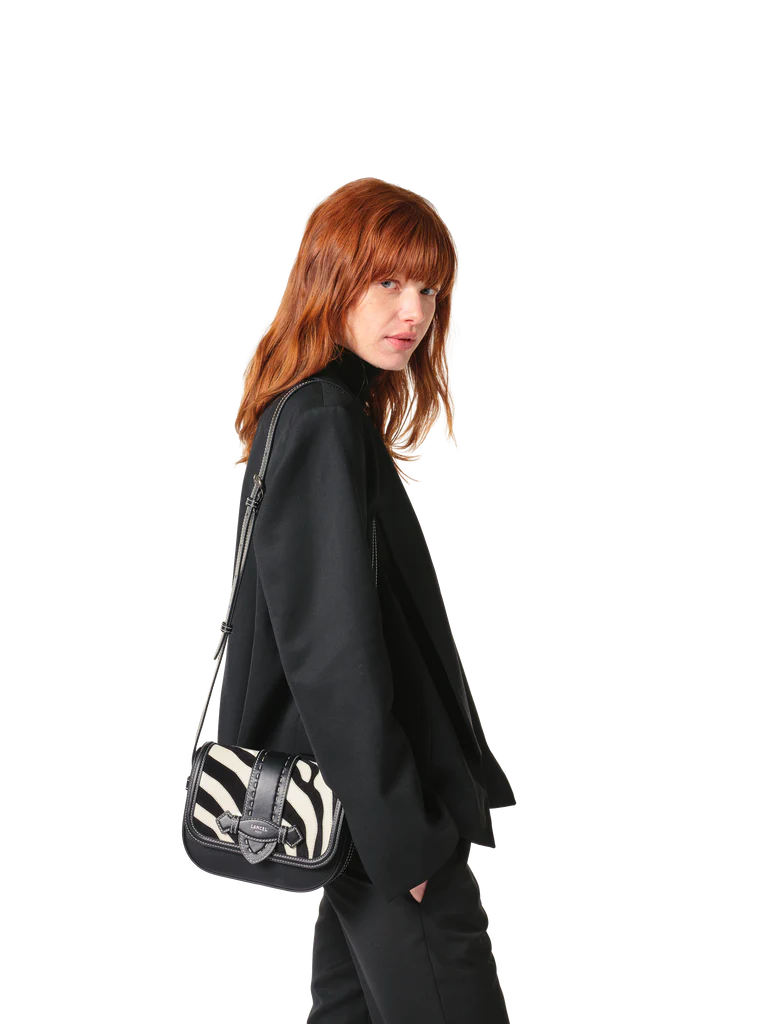 SIENNA - Noir/Blanc - Sac Rabat S