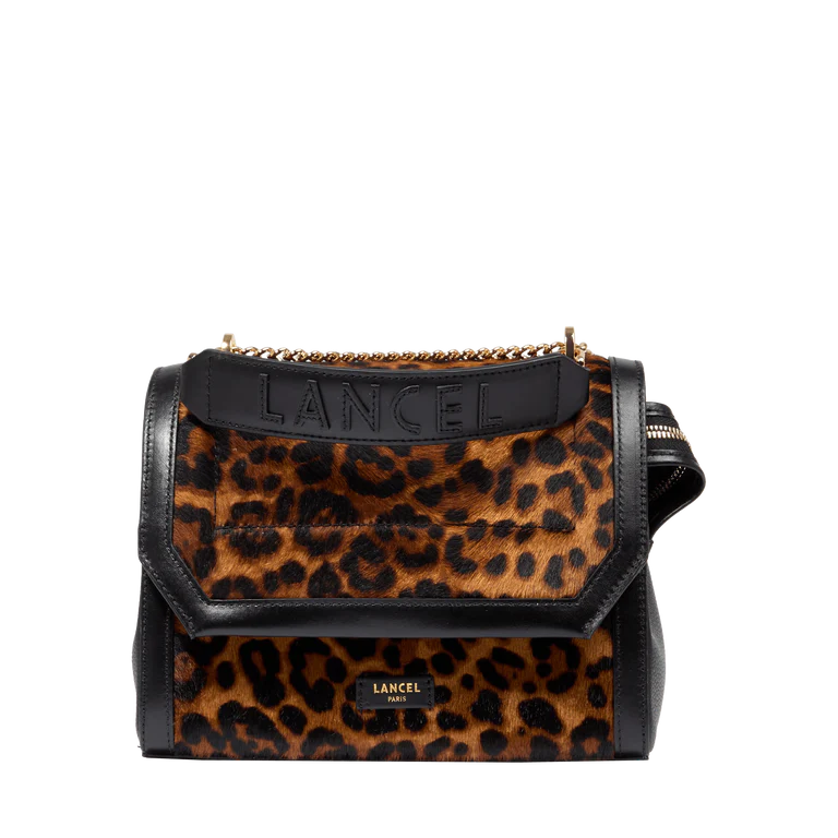 NINON - Multico Noir - Sac rabat M