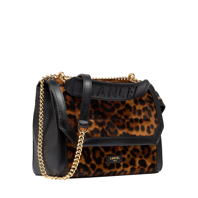 NINON - Multico Noir - Sac rabat M