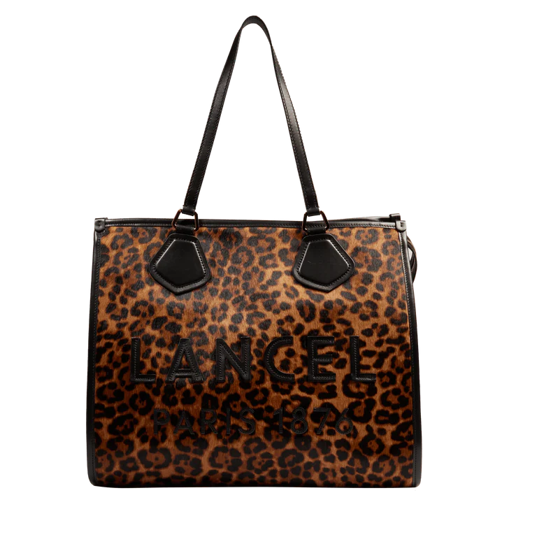 LANCEL TOTE - Multico Noir- Cabas zippé L