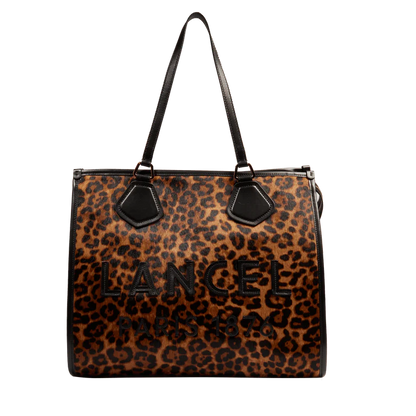 LANCEL TOTE - Multico Noir- Cabas zippé L