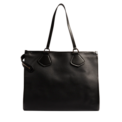 LANCEL TOTE - Multico Noir- Cabas zippé L