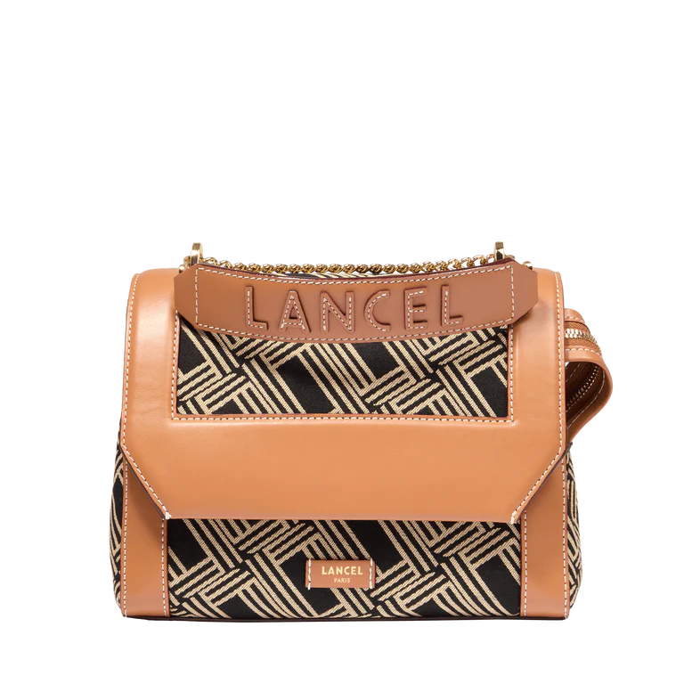 NINON - Multico Noir - Sac rabat M