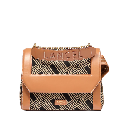NINON - Multico Noir - Sac rabat M