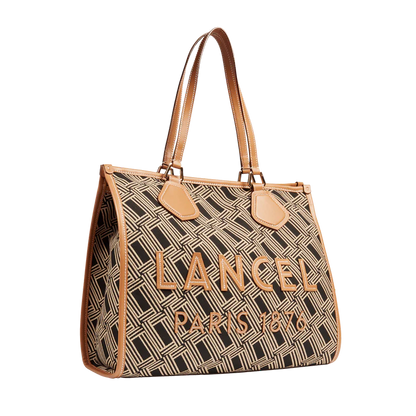 LANCEL TOTE - Multico Noir - Cabas zippé L