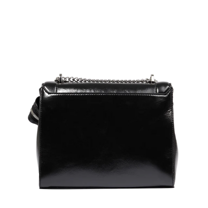NINON - Noir - Sac rabat M