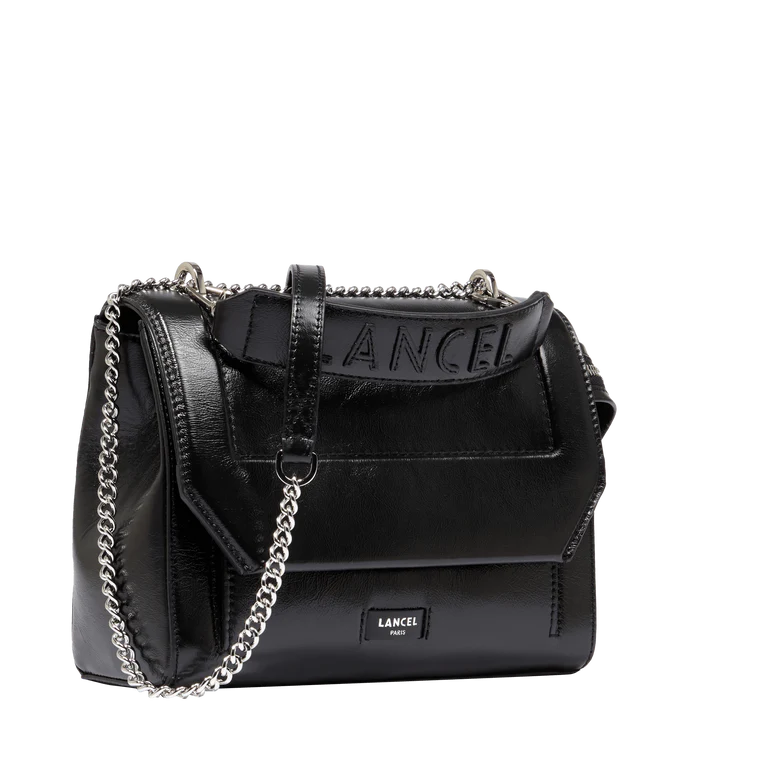 NINON - Noir - Sac rabat M