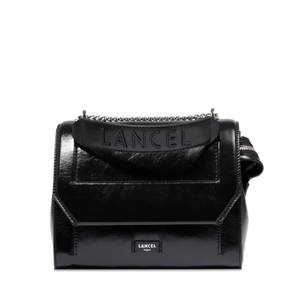 NINON - Noir - Sac rabat M