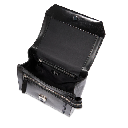 NINON - Noir - Sac rabat M