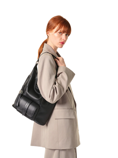 PREMIER FLIRT - Noir - M ZIP HOBO