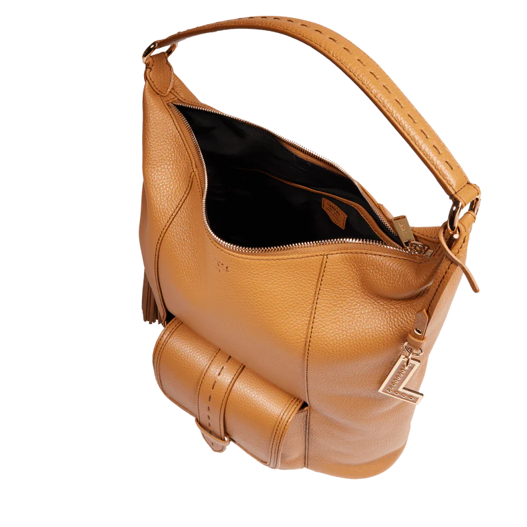 PREMIER FLIRT - Camel - M ZIP HOBO