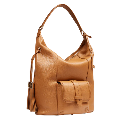 PREMIER FLIRT - Camel - M ZIP HOBO