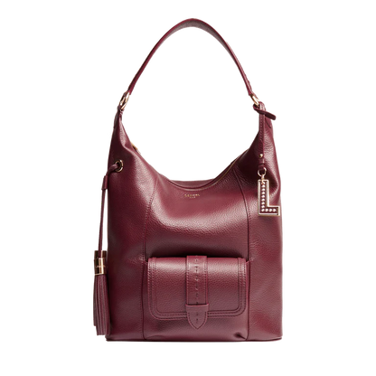 PREMIER FLIRT - Cassis - M ZIP HOBO