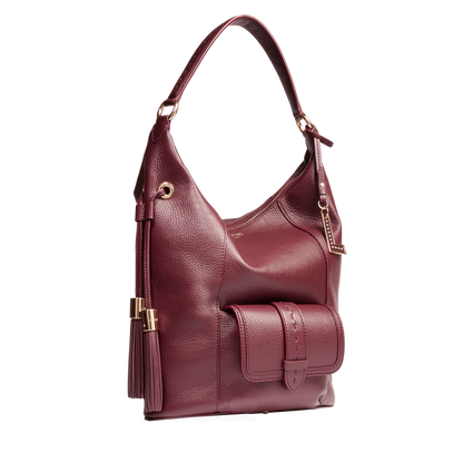 PREMIER FLIRT - Cassis - M ZIP HOBO