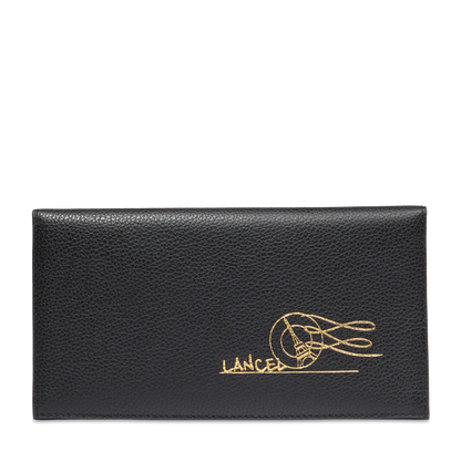 ENVELOPPE - Noir - L Flap Pochette