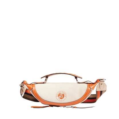 ROLAND GARROS - Naturel Terre Battue - Sac pte croisé zippé S