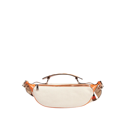 ROLAND GARROS - Naturel Terre Battue - Sac pte croisé zippé S