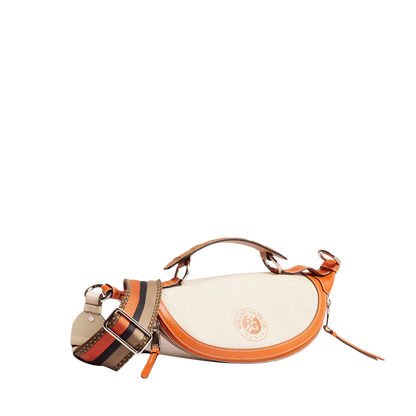 ROLAND GARROS - Naturel Terre Battue - Sac pte croisé zippé S