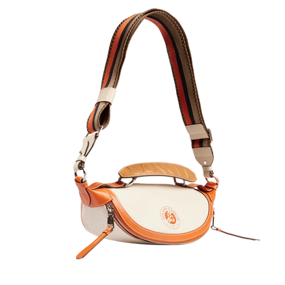 ROLAND GARROS - Naturel Terre Battue - Sac pte croisé zippé S