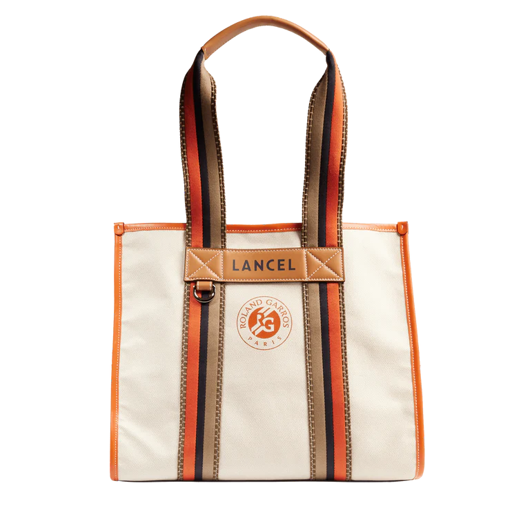 ROLAND GARROS - Naturel Terre Battue - Sac cabas zippé