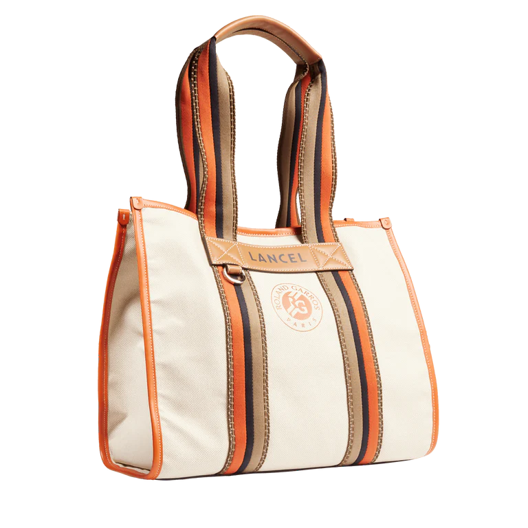 ROLAND GARROS - Naturel Terre Battue - Sac cabas zippé