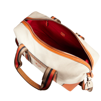 ROLAND GARROS - Argile Naturel/Orange - Sac de voyage 45 ZIP