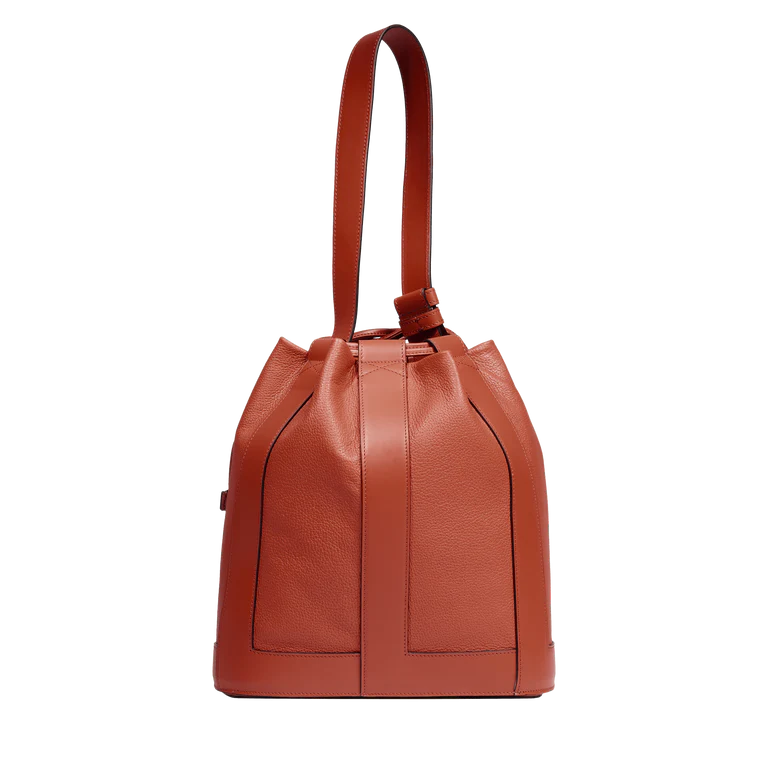 ELLES - Brique - Sac Seau M