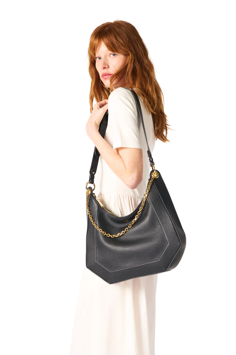 CROISETTE - Noir - SAC À DOUBLE TRANSPORT AVEC FERMETURE ÉCLAIR