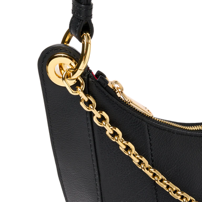CROISETTE - Noir - SAC À DOUBLE TRANSPORT AVEC FERMETURE ÉCLAIR