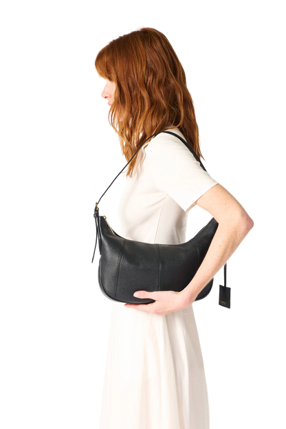 VICTOIRE - Noir - Sac Hobo Zippé M