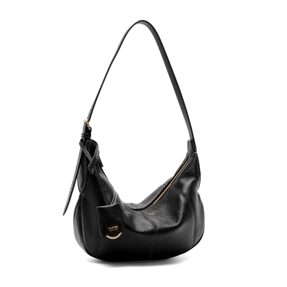 VICTOIRE - Noir - Sac Hobo Zippé M
