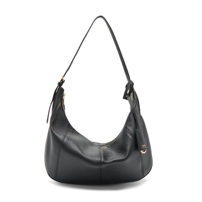 VICTOIRE - Noir - Sac Hobo Zippé L