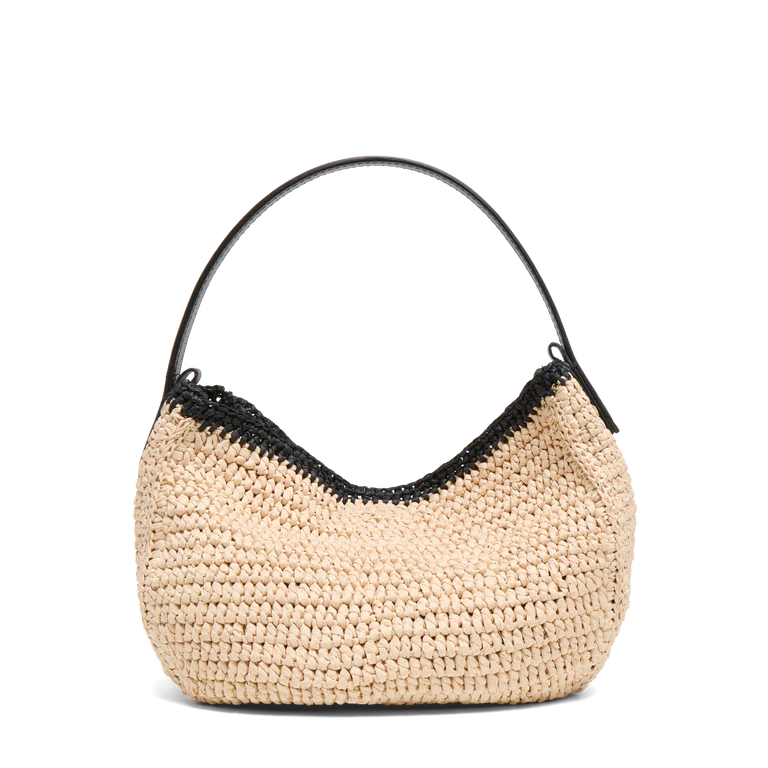 SUMMER MANIA - Naturel/Noir - SAC S HOBO DOUBLE TRANSPORT