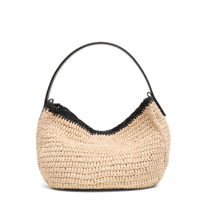 SUMMER MANIA - Naturel/Noir - SAC S HOBO DOUBLE TRANSPORT