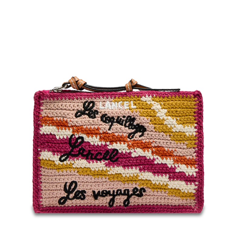 SUMMER MANIA - Multico Rose Sorbet - Pochette zippée S