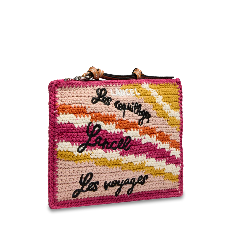 SUMMER MANIA - Multico Rose Sorbet - Pochette zippée S