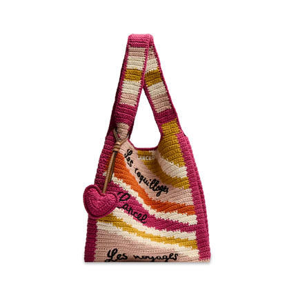 SUMMER MANIA - Multico Rose Sorbet - Sac cabas M