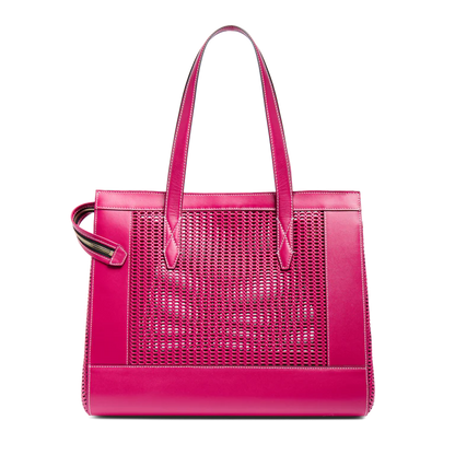 JOUR DE LANCEL - Rose Sorbet - Cabas zippé L