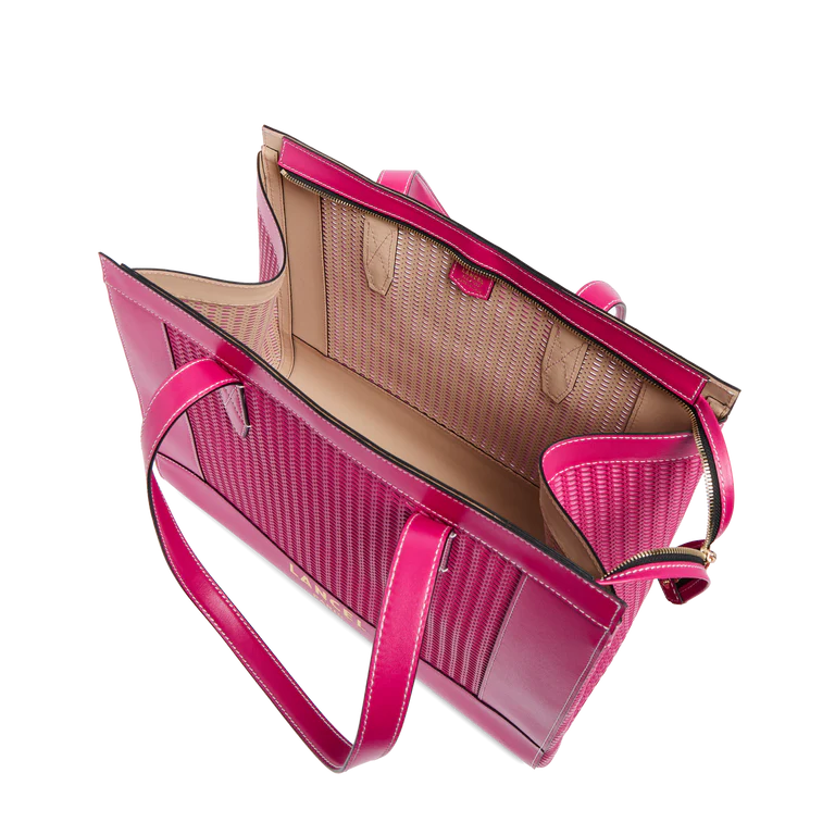 JOUR DE LANCEL - Rose Sorbet - Cabas zippé L