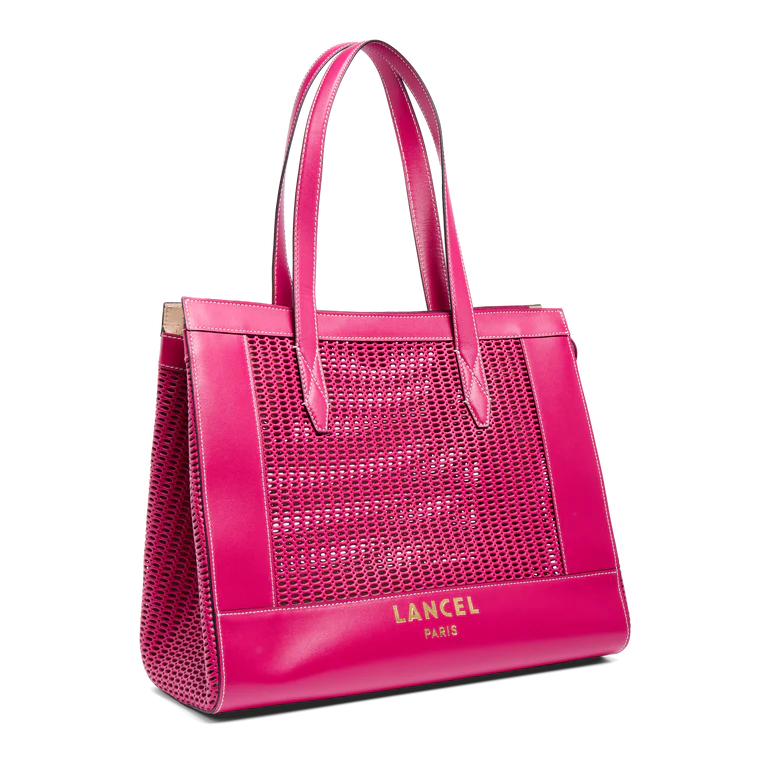 JOUR DE LANCEL - Rose Sorbet - Cabas zippé L