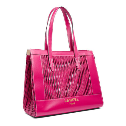 JOUR DE LANCEL - Rose Sorbet - Cabas zippé L