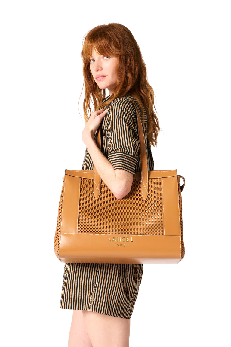 JOUR DE LANCEL - Camel - Cabas zippé L