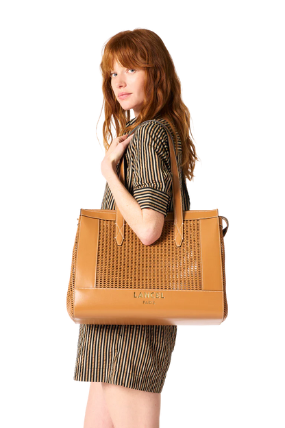 JOUR DE LANCEL - Camel - Cabas zippé L