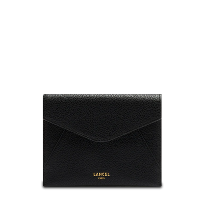 ENVELOPPE - Noir - Porte carte à rabat M