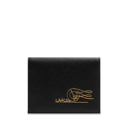 ENVELOPPE - Noir - Porte carte à rabat M