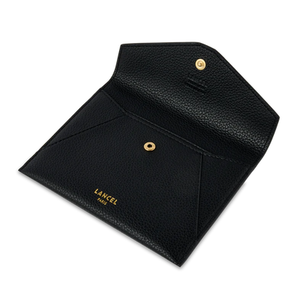 ENVELOPPE - Noir - Porte carte à rabat M