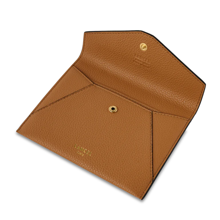 ENVELOPPE - Camel - Porte carte à rabat M