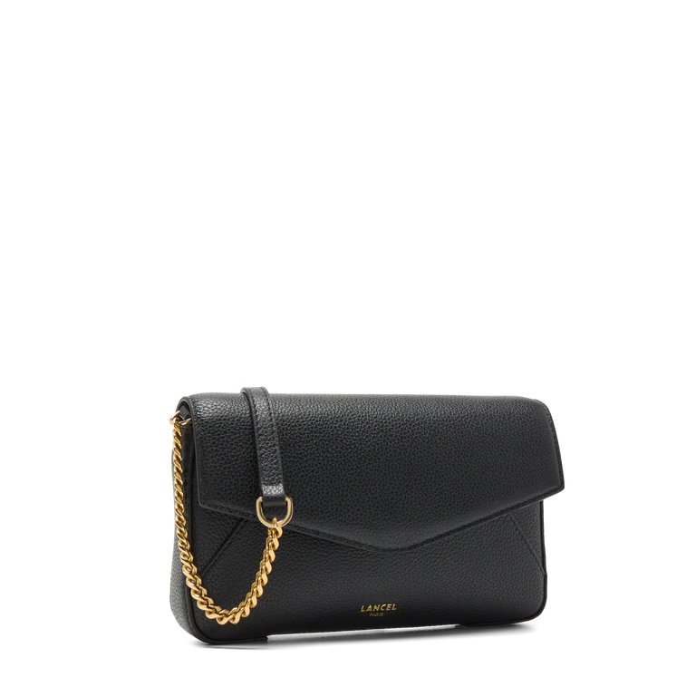 ENVELOPPE - Noir - POCHETTE SUR CHAÎNE AVEC PORTE-CARTES AMOVIBLE