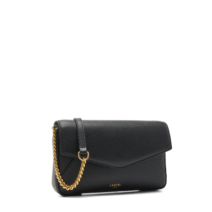 ENVELOPPE - Noir - POCHETTE SUR CHAÎNE AVEC PORTE-CARTES AMOVIBLE